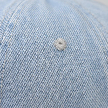 Vintage Washed Denim Cap – Minimal Retro Street Baseball Hat